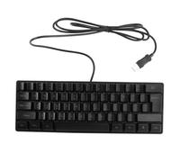 PartyKindom Clavier Rétroéclairé Touches USB pour Bureau Et Gaming Design Non Conflit Économie Espace Matériau Éclairage Amusant