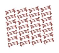 PartyKindom Clôture Miniature Décorative Soi-même pour Maquettes 120 Pièces