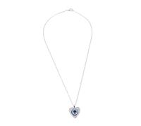 PartyKindom Collier Pendentif Œil Bleu Créatif en Alliage et Verre, Design Unique et Solide, Lot de 3 Pièces Élégant pour Décoration Quotidienne ou Fête, Dimensions 28X2,5X0,3 CM