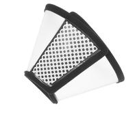 PartyKindom Collier Protecteur Ajustable pour Petits Chiens et Collerette Transparente Douce et Lavable Protège Léchage Blessures Postopératoires