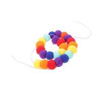 PartyKindom Collier Réglable en Polyester pour Chien et Chat Pompon Coloré Accessoire de Toilette Élégant pour Animaux de Compagnie pour Chiots et