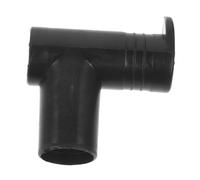 PartyKindom Connecteur Angle Droit Noir pour Portant Vêtement Bouchon De Tube Robuste pour Tringle De Placard Accessoire De Joint pour Étendoir à Vêtements Intérieur Et Extérieur