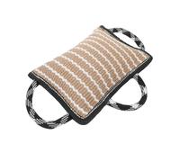 PartyKindom Coussin à Mâcher pour Chien Moyenne Jouet Lin Résistant pour Éducation Canine Tapis Interactif avec Poignées pour Séances de Tir