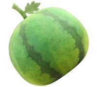 PartyKindom Coussin de Pastèque Doux et Moelleux en Tissu Coton, Oreiller Peluche Fruit Simulation pour Décoration Bureau ou Présent Sommeil