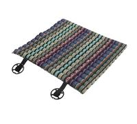 PartyKindom Coussin De Siège Auto En Lin Vert 3 Pièces, Tapis Confortable Et Respirant, Quatre Saisons, Accessoire Voiture Pour Conduite Quotidienne