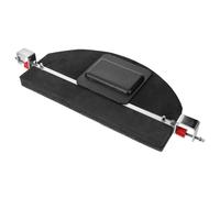 PartyKindom Coussinet de Sourdine pour Grosse Caisse Batterie en Caoutchouc Noir Protection Auditive et Placement Facile pour Entraînement Silencieux