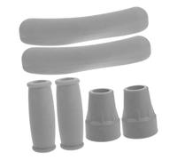 PartyKindom Coussins de Béquille Aisselles Lot de 1 Set de Ensemble Antidérapant Confortable Matériau Respirant Accessoires de Mobilité Utilisation en Extérieur pour Personnes Âgées