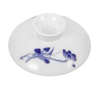 PartyKindom Couvercle Céramique pour Tasse et Théière Accessoire Pratique pour Théière Design Créatif Adapté à Diverses des Thés