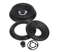 PartyKindom Couvercle de Cuisinière Acier Inoxydable pour Réducteur de Brûleur à Gaz Accessoire de Cuisine Pratique avec Fonctionnalités de Séparation de Flamme et Sécurité Renforcée pour à