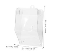 PartyKindom Couvercle de Protection Étanche Transparent pour Sonnette Extérieure Robuste et Facile à Installer Protection Pluie pour Carillon Fil Extérieur