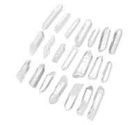 PartyKindom Cristal Naturel Décoratif Ornement Cristal Blanc Transparent pour Décoration Intérieure Accessoires DIY pour Bijoux et Pierre Fine pour Maison et Bureau