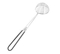 PartyKindom Cuillère Écumoire Acier Inoxydable avec Prise Araignée Passoire Mailles Fines pour Nouilles Ustensile Cuisine Inox et Pratique Suspension pour Cuisson et Friture Maison