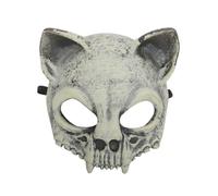 PartyKindom de Cosplay Chat Oreilles 3D en Polyuréthane Léger et Accessoire de Fête Halloween et Carnaval Taille Unique Unisexe d'Animal Effrayant pour Bal Masqué