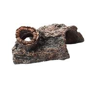 PartyKindom Décor Écorce Résine pour Aquarium Terrarium Ornement Réaliste Embellissement Durable pour Réservoirs Reptiles Design Attrayant Facile