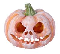 PartyKindom Décoration Aquarium Citrouille Halloween Mini Résine Cachette Naturelle pour Poissons Ornement Compact pour Aquarium