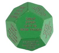 PartyKindom Dice DE Game DE Part dés en Bois pour Jeux de société dés Portables Dés pour débutants Accessoire de dés Accessoires de Jeux de dés Jeu de dés en Bois dés de Jeu de société Vert
