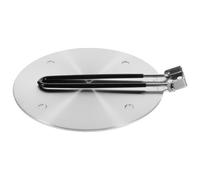 PartyKindom Diffuseur de Chaleur Induction Acier Inoxydable Plaque Adaptatrice Épaisse et Pliable pour Électriques Gaz et Induction Répartiteur Uniforme de Chaleur pour Cuisson