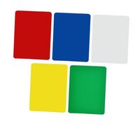 PartyKindom Distributeur De Cartes De Poker en Plastique pour Jeux De Société Lot De 5 Accessoire De Jeu Pratique Découpe Colorée Compatible Toutes Les Tables De Jeu Outils De Distribution De Poker