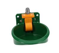 PartyKindom Distributeur d'eau Automatique pour Porcs Et Moutons, Mangeoire à Moutons en Métal Vert, Bol d'eau Solide pour Élevage, Alimentation en Eau Stable pour Animaux De Ferme