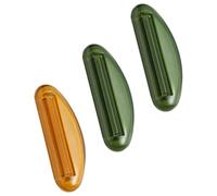PartyKindom Distributeur Manuel de Dentifrice 3 Pièces en Abs Solide, Rouleau Presse-tube pour Dentifrice et Nettoyant Visage, Maison Couleur Aléatoire