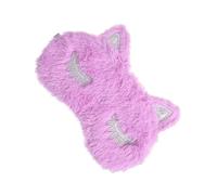 PartyKindom Doux Peluche Violet à Motif Licorne de Sommeil et Cache Œil Confortable pour Nuit Voyage Travail et Sieste Sangle Élastique