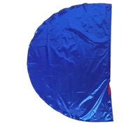 PartyKindom Drapeaux de Danse Semi Circulaires pour Accessoires pour Danse Du Ventre Cérémonie et Spectacles Artistiques avec Hampe Bleu Royal
