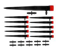 PartyKindom Émetteur Irrigation Réglable avec Arroseur pour Arrosage Plantes Jardin Tête à et Facile à Insérer Lot