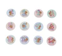 PartyKindom Ensemble Dautocollants Mensuels Baby Mile Carte Baby Mile Panneau De Bienvenue Pour Nouveau-né Design Déléments Sportifs