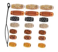 PartyKindom Ensemble De 38 Extensions De Cheveux Pour Dreadlocks Perles Pour Cheveux Anneaux De Tresse Anneaux D'Extension De Queue De Cheval Pour Dreadlocks Cerceaux Pour Cheveux