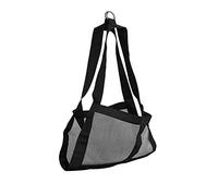 PartyKindom épandeur pour Animaux de Compagnie Harnais d'animaux Levage Sangle de pesée en Maille écharpe de pesée pour chevreau Chiens écharpe pour Chien écharpe de chèvre Nylon Noir