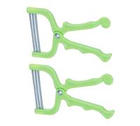 PartyKindom Épilateur Facial Manuel 2 Pièces Épilation au Fil Pratique Portable sans Piles Élimination Douce des Poils Visage en Voyage