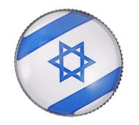 PartyKindom Épinglette Broche Israélien Vintage Épingle Nationale pour Vêtements Sacs et Accessoires