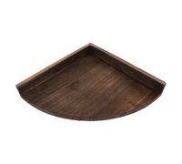 PartyKindom Étagère Murale D’Angle Triangulaire Café en Bois pour