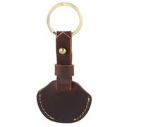 PartyKindom Étui à Clé Rétro en Cuir Marron pour Clés Standard | Compatible Plupart des Clés, Réduit le Bruit, Organisation du Porte-clés, Usage Quotidien