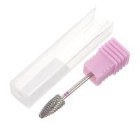PartyKindom Exfoliant outils ongles outils nail art Embout pour retirer le gel petit tungstène Salon grossier forets à cuticules forets de manucure foret de sécurité pour clous forets à ongles