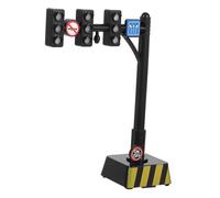 PartyKindom Feu de Circulation Interactif pour Garçon Fille Miniature Modèle Route Educatif Sécurité Routière Apprentissage Précoce