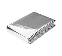 PartyKindom Film Chauffant Réfléchissant pour Plantes 160x210 Cm Argenté Double Face Film Isolant Jardin Serrage Multifonction Hiver Protection Extérieure et Secours en Plein Air