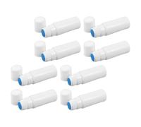 PartyKindom Flacons Applicateurs à Tête Éponge Étanches et Résistants aux Chutes Lot de 8 30ml en Plastique Blanc pour Soins Familiaux et Déplacements