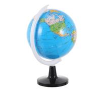 PartyKindom Géographie Globe Globe Carte du Monde pour Les Enfants éducatif Stand de Bureau Globe pour l'apprentissage des Enfants enseignement de la géographie Globe Scolaire Globes Plastique