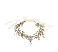 PartyKindom Gouttes D'eau Entre Les Sourcils Casque De Couronne De Fleurs De Fée Couronne De Fée Fleurie Bandeau Couronne Couronne De Fleurs Artificielles Casque Floral Femme Résine