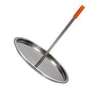 PartyKindom Grille De Barbecue en Acier Inoxydable Lèchefrite pour Camping en Plein Air, Support Poulet Grillé Multifonction, Cuisson Uniforme, Qualité Résistante Et Portable