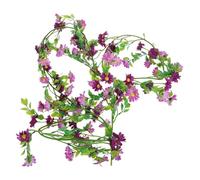 PartyKindom Guirlande De Fleurs Artificielles Marguerite Décoration Mariage Jardin Maison Fleurs Suspendues Soie Guirlande De Printemps
