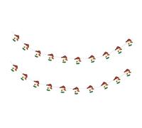 PartyKindom Guirlande Lumineuse Mini Champignons Décorative Led Ambiance Chaleureuse Pour Chambre Et Fête Design Mignon Plastique Décoration Noël Et Intérieur