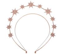 PartyKindom Halo Style Double Layer Six Pointed Star Headband pour Mariage et Cosplay Accessoire de Cheveux Délicat pour Femmes pour Photographie Nuptiale et Fête