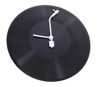 PartyKindom Horloge Murale Vinyle Décoration Vintage pour Chambre Salon Bureau Design Rétro Pratique et Silencieux Cadeau Maison Original