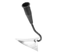 PartyKindom Houe De Jardinage Multifonctionnelle pour Creuser Le Sol Et Planter des Légumes, Petit Modèle en Fer Galvanisé Blanc, Outil Manuel De Défrichage, Désherbage Et Ameublissement du Terrain