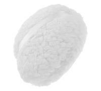 PartyKindom Houppette à Poudre Surdimensionnée 15 Cm Blanche Extra Douce en Peluche Réutilisable, Applicateur Corps Lavable pour Maquillage Visage et Soin Peau, Bouffette Ronde pour Peaux