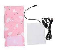 PartyKindom Housse Chauffante USB Portable pour Biberon Allaitement Manchon Isolant Thermique Réglable avec Minuterie Protection Sécurisée et Conservation Température Voyage