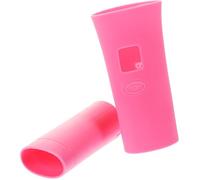 PartyKindom Housse de Protection pour Microphone en Silicone Rose Étui pour Microphone Bbs U-666b et Anti-poussière Protection Intégrale Adaptée Karaoké et Conférences 1 Pièce