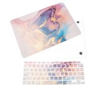 PartyKindom Housse pour Ordinateur Portable Air Marble avec Clavier à Bordure Complète Et Design Tactile Compatible A1932
